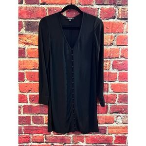 MADEWELL Heather Long-Sleeve Button-Front Mini Dress Size XXS